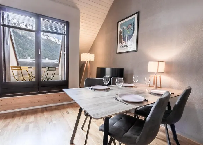 Triplex - Hypercentre - Balcon Avec Vue Montagnes Шамоні