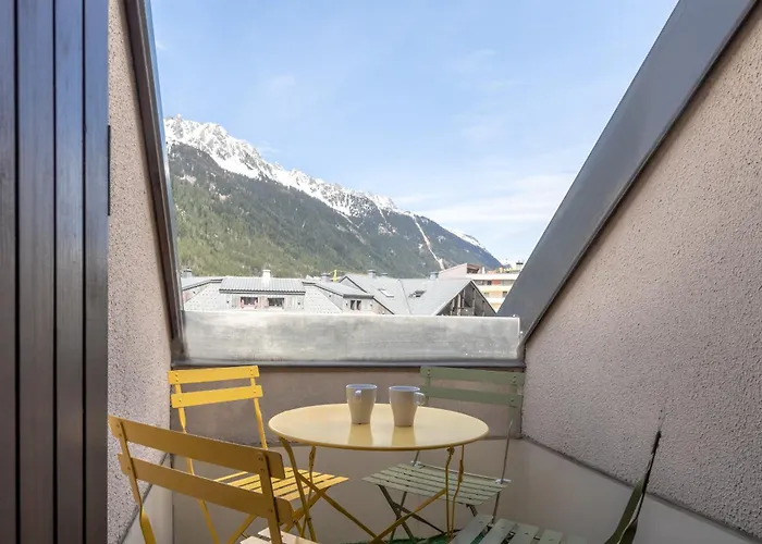 Triplex - Hypercentre - Balcon Avec Vue Montagnes Апартаменти Шамоні